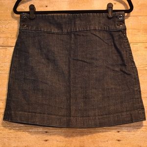 J. Crew Mini Denim Jean Skirt GUC